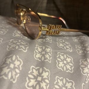 Miu Miu Logo Sunglasses
